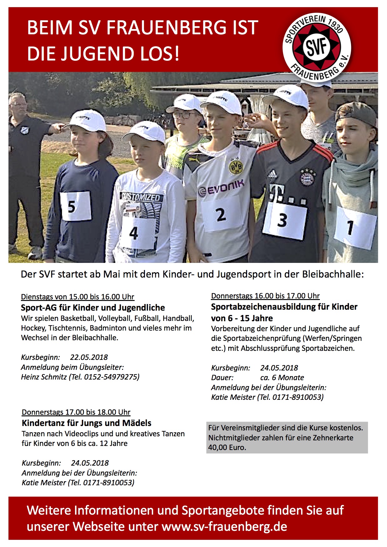 Sport-AG für Kinder und Jugendliche